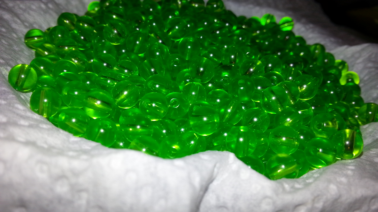 Guide Green 6mm Beads